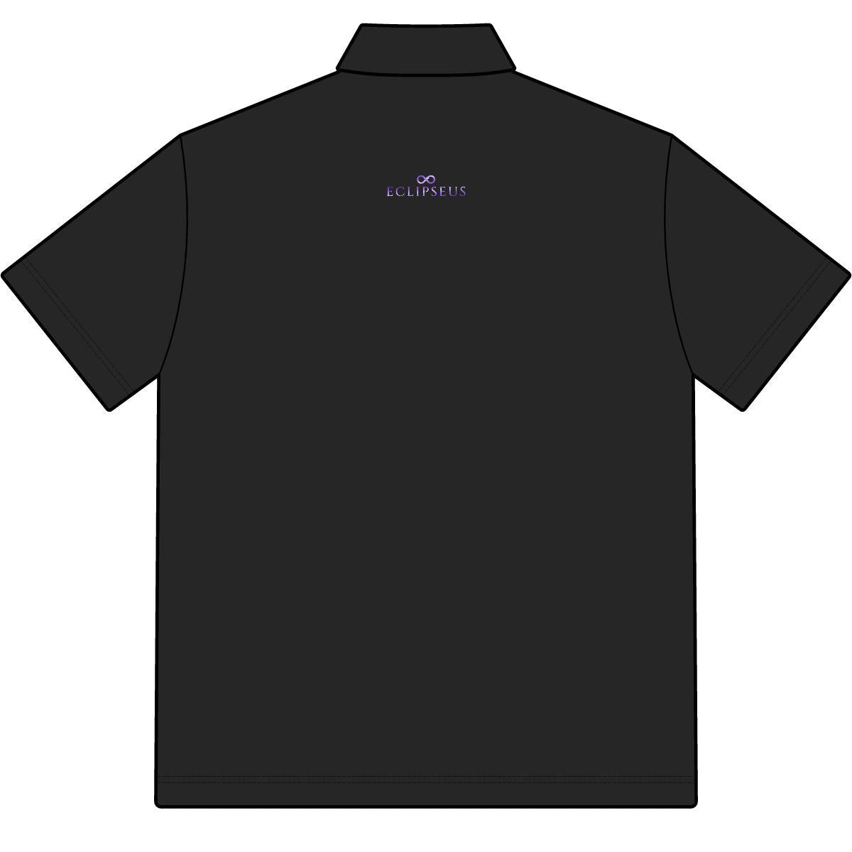 ECLIPSEUS Polo in Black, back