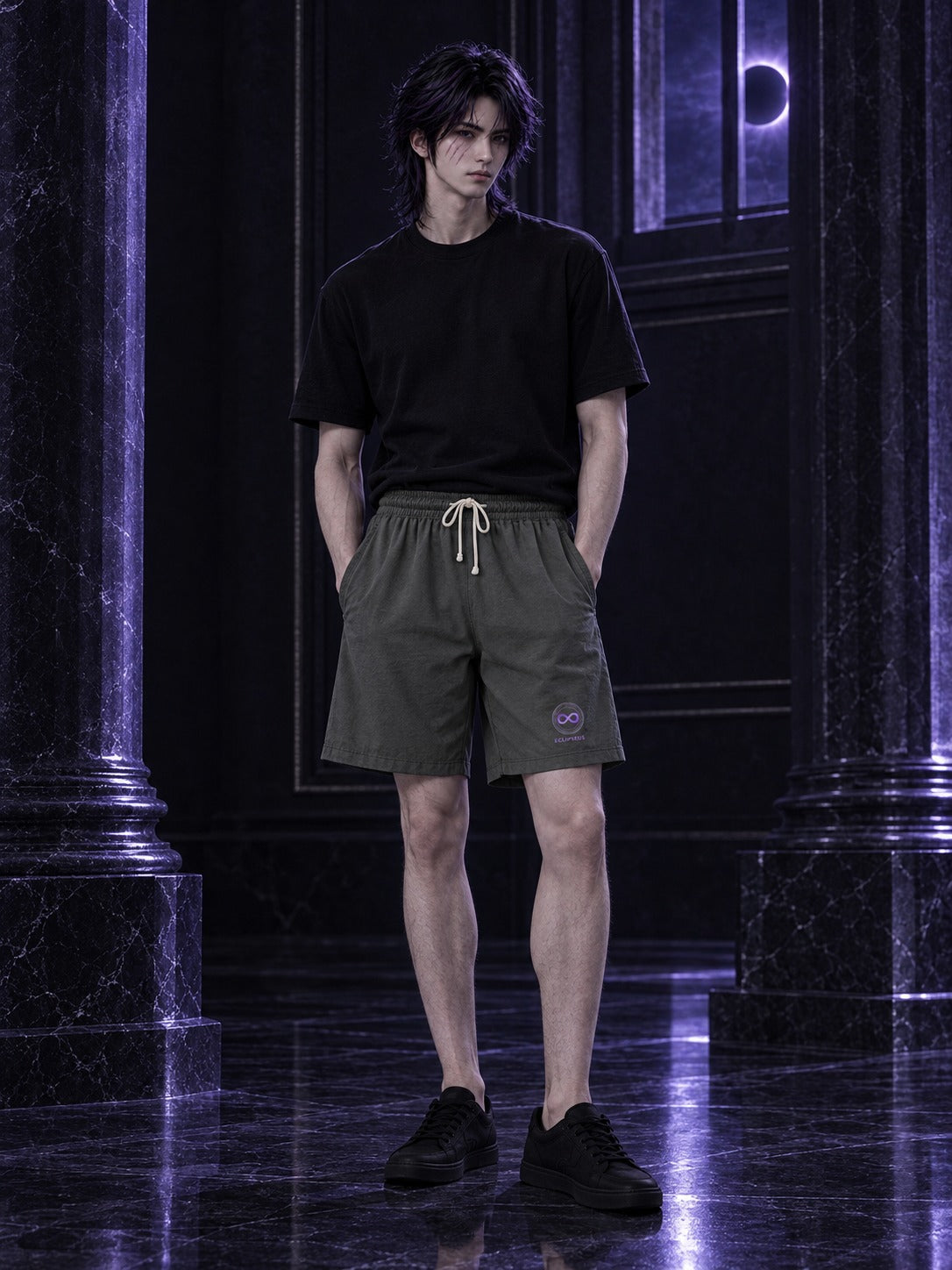 Hades wearing the ECLIPSEUS Short